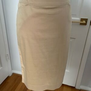 Elegant Donna Karen Couture Tan Women's Skirt